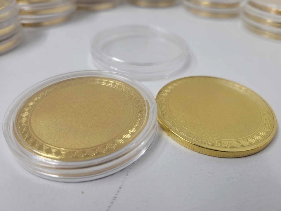 Challenge Coins! Metal Coins! UV Printable Metal coins! 50mm in diameter UV Printable Blanks