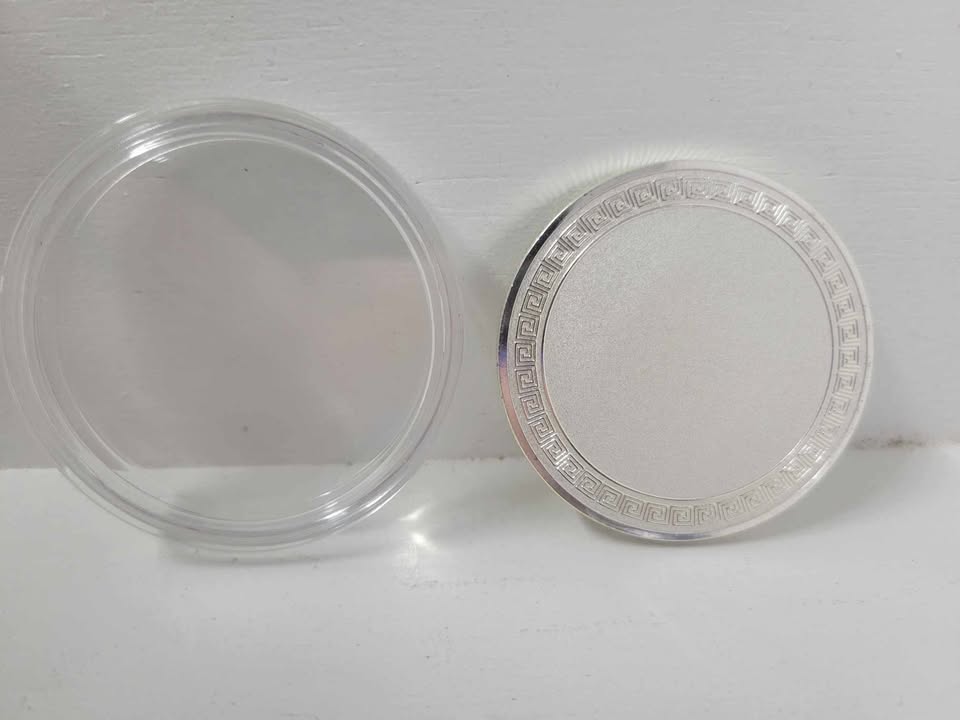Challenge Coins! Metal Coins! UV Printable Metal coins! 50mm in diameter UV Printable Blanks