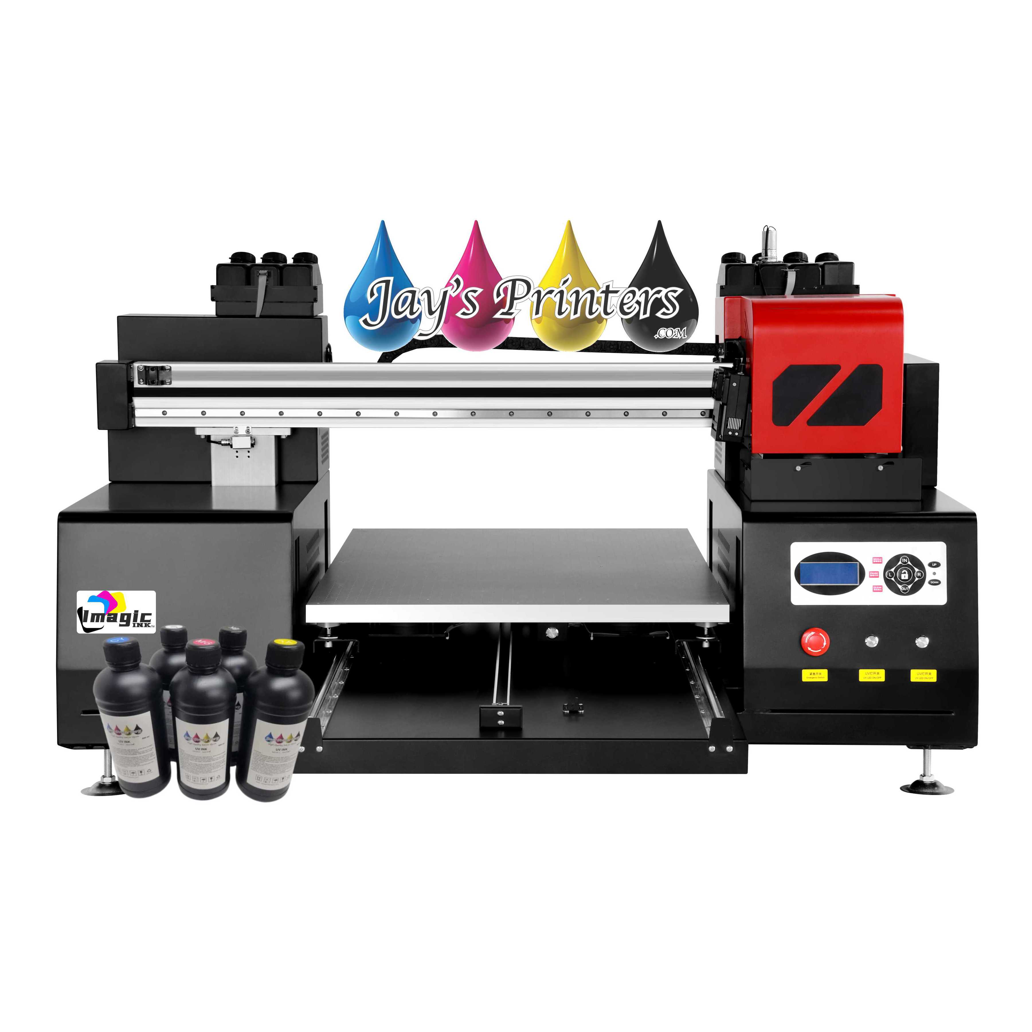 6090 PRO UV 3 head F1080 from Jay's printers 600x900MM 6090 flatbed printer