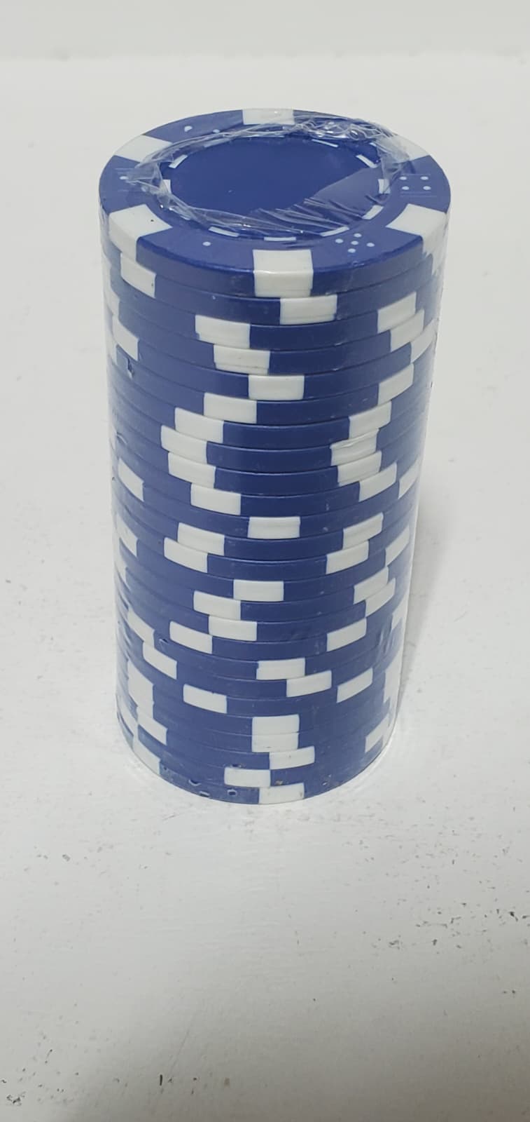 Blank Colorful UV Printable Poker Chip Discs - Pack of 25 - Plastic