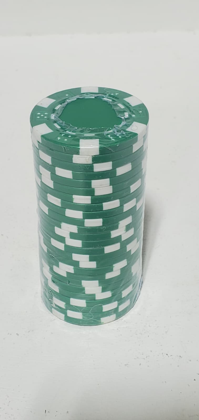 Blank Colorful UV Printable Poker Chip Discs - Pack of 25 - Plastic