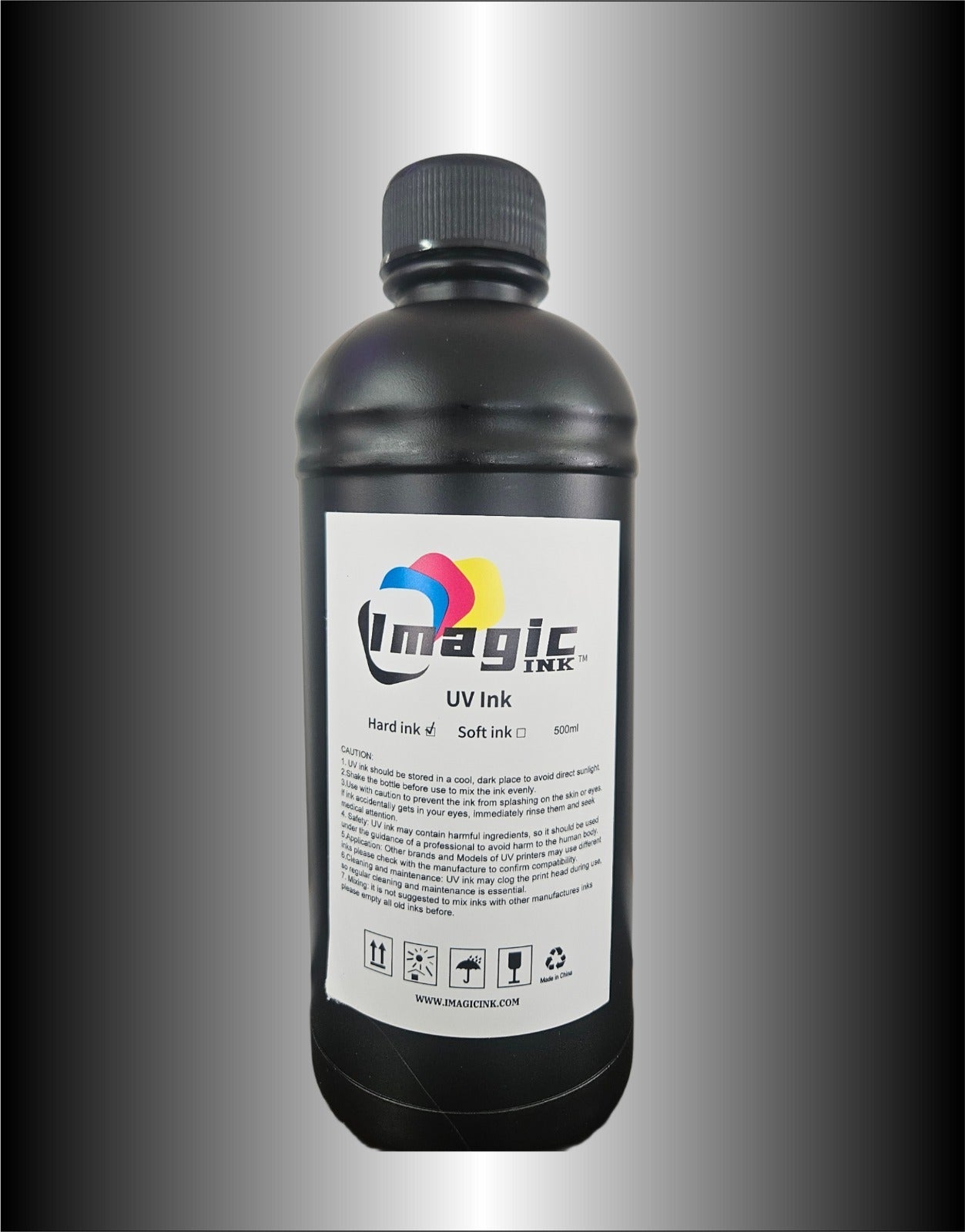 Box of 24 UV Printer Ink by Imagic Ink for Epson xp600 dx5 dx6 all colors CMYK + White and Varnish