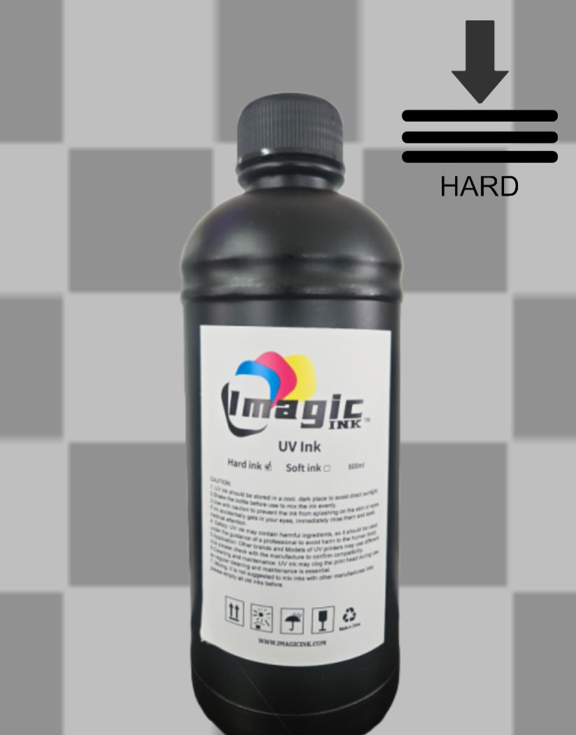 Box of 24 UV Printer Ink by Imagic Ink for Epson xp600 dx5 dx6 all colors CMYK + White and Varnish