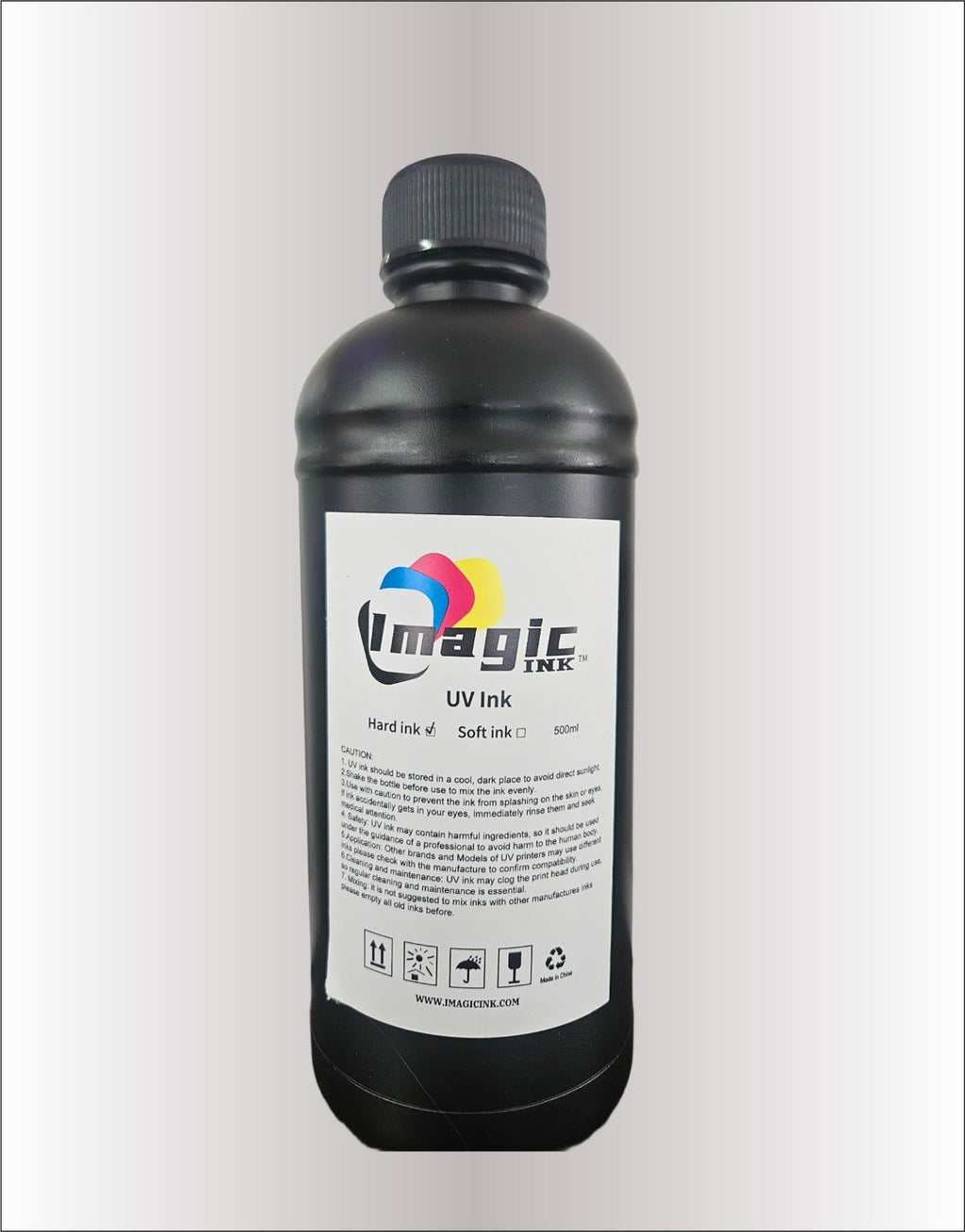 Box of 24 UV Printer Ink by Imagic Ink for Epson xp600 dx5 dx6 all colors CMYK + White and Varnish