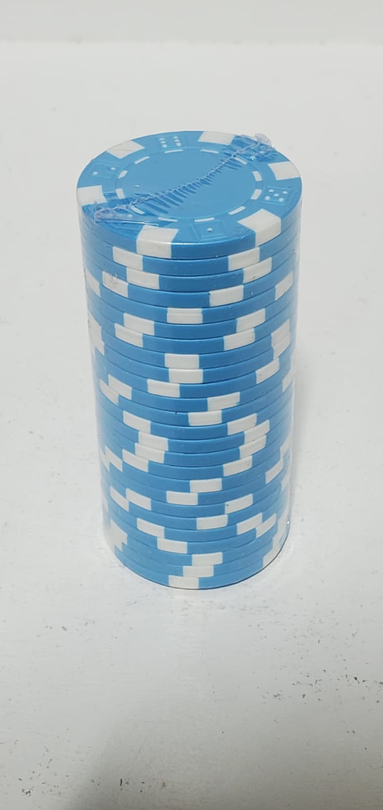 Blank Colorful UV Printable Poker Chip Discs - Pack of 25 - Plastic