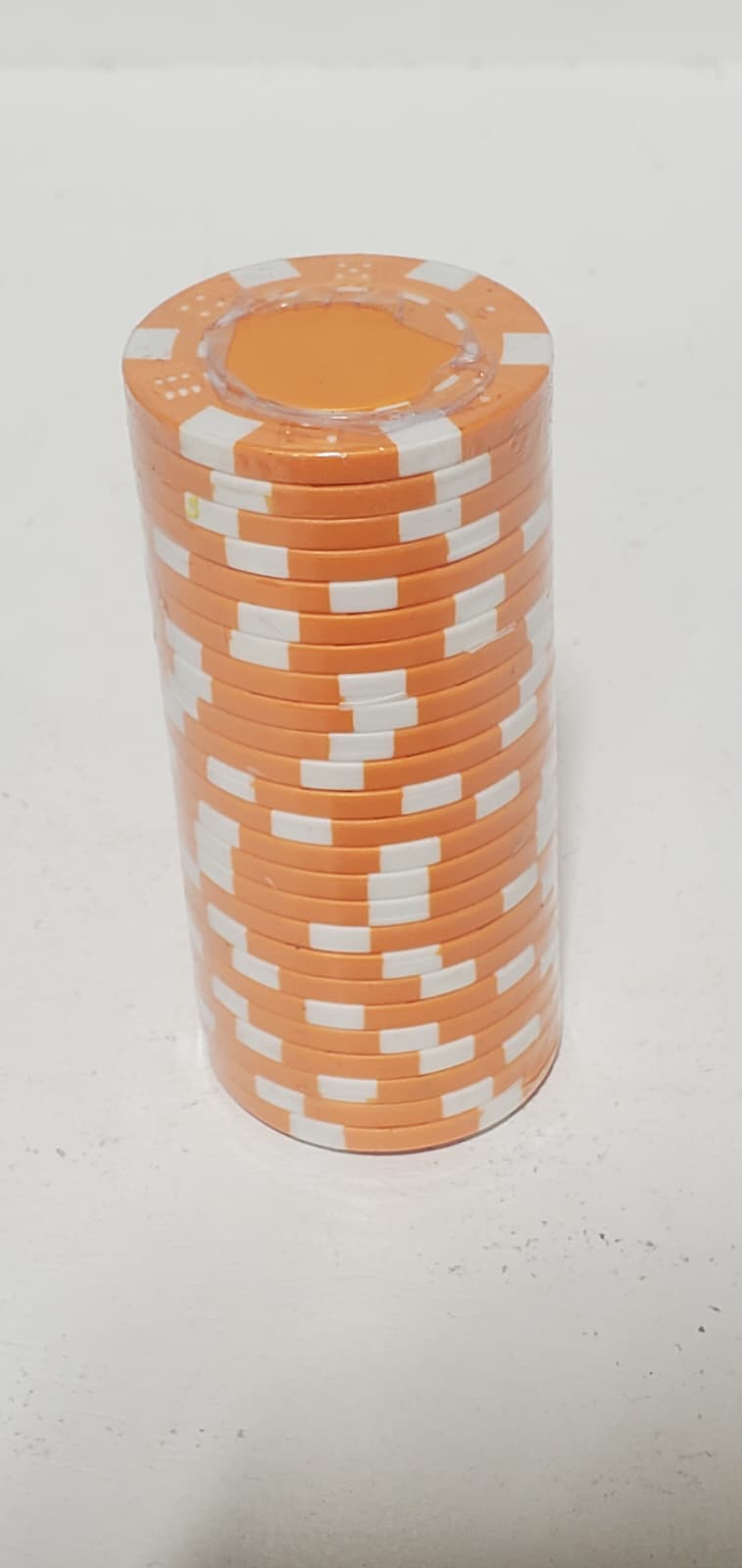 Blank Colorful UV Printable Poker Chip Discs - Pack of 25 - Plastic