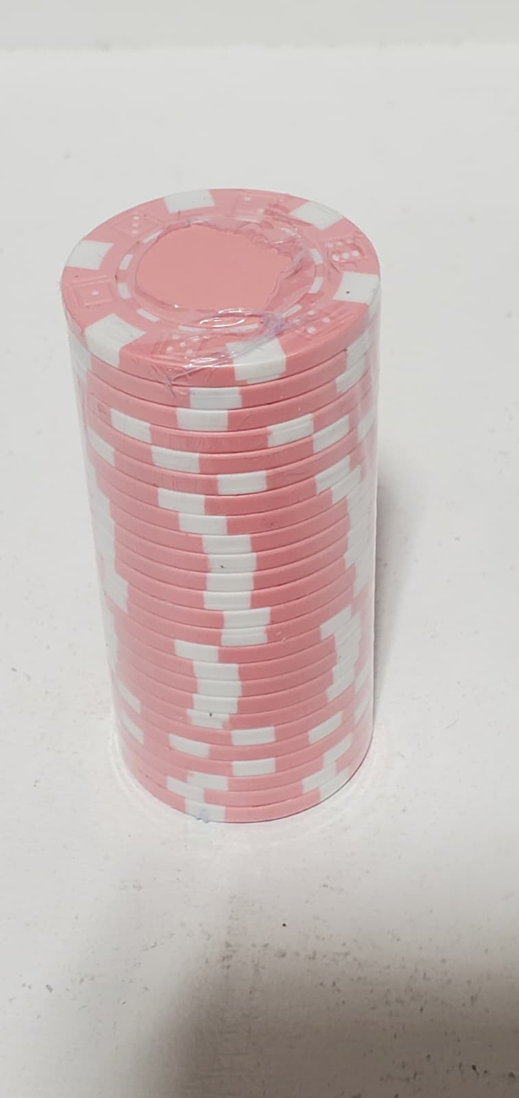 Blank Colorful UV Printable Poker Chip Discs - Pack of 25 - Plastic