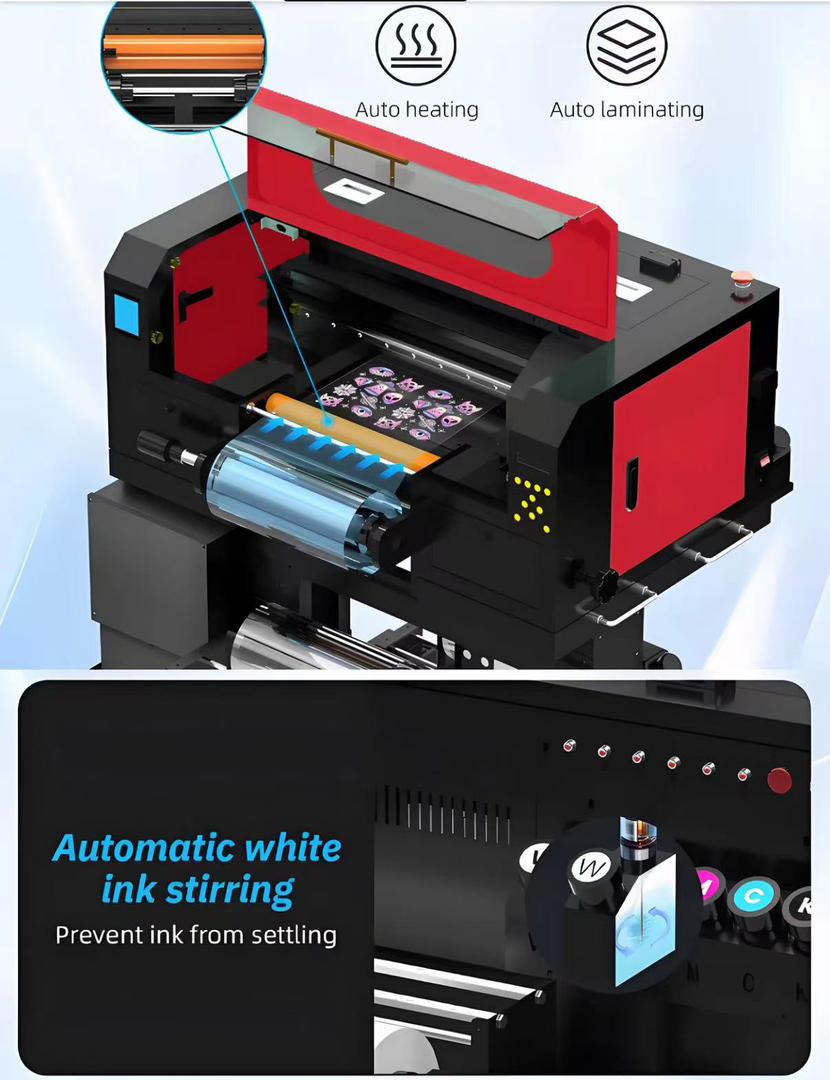 60CM UVDTF roll-to-roll printer! I3200 HD Printhead
