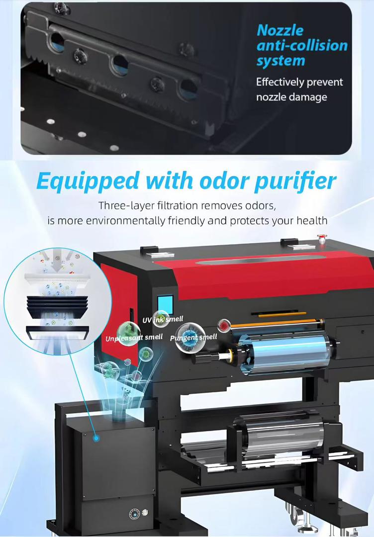 60CM UVDTF roll-to-roll printer! I3200 HD Printhead