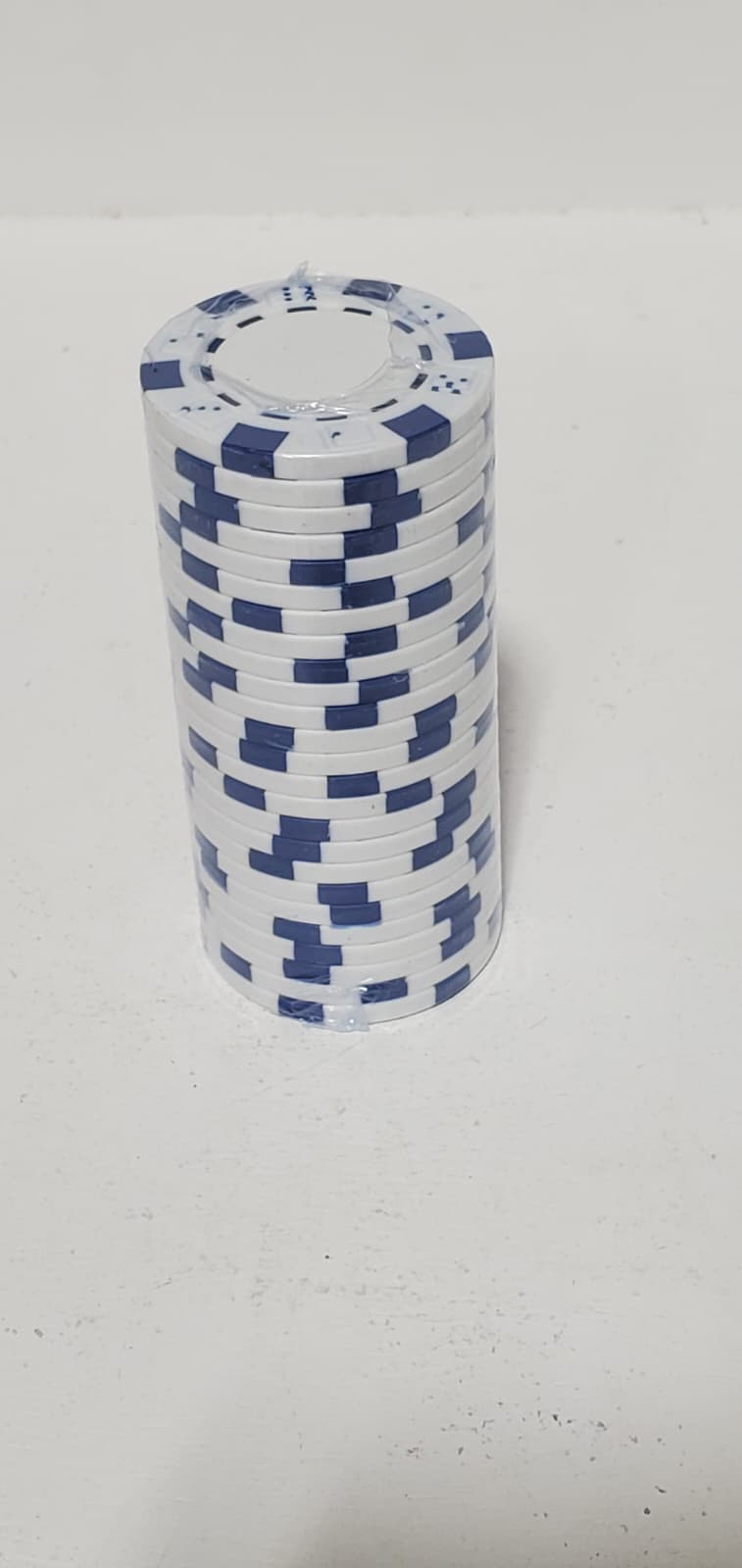 Blank Colorful UV Printable Poker Chip Discs - Pack of 25 - Plastic