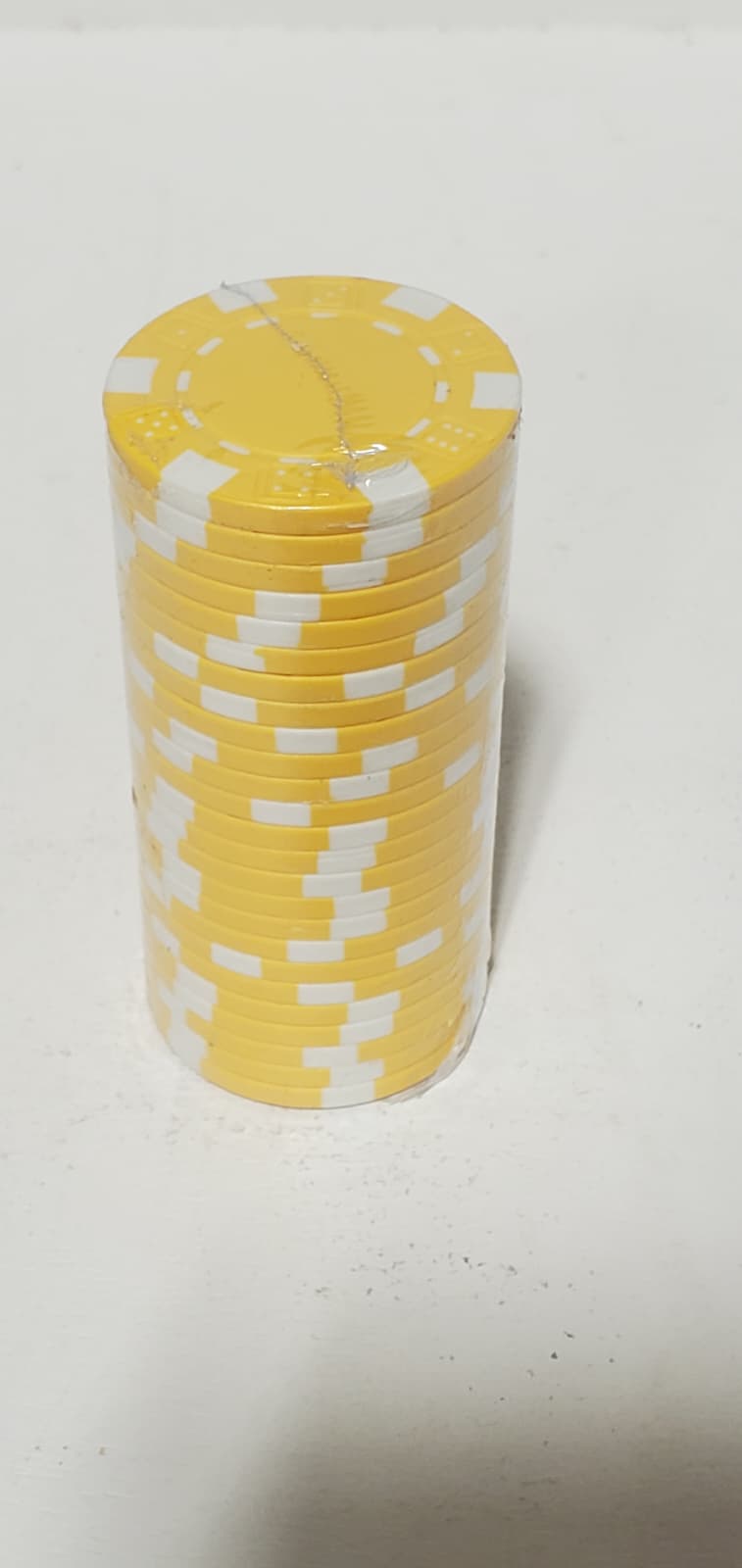 Blank Colorful UV Printable Poker Chip Discs - Pack of 25 - Plastic
