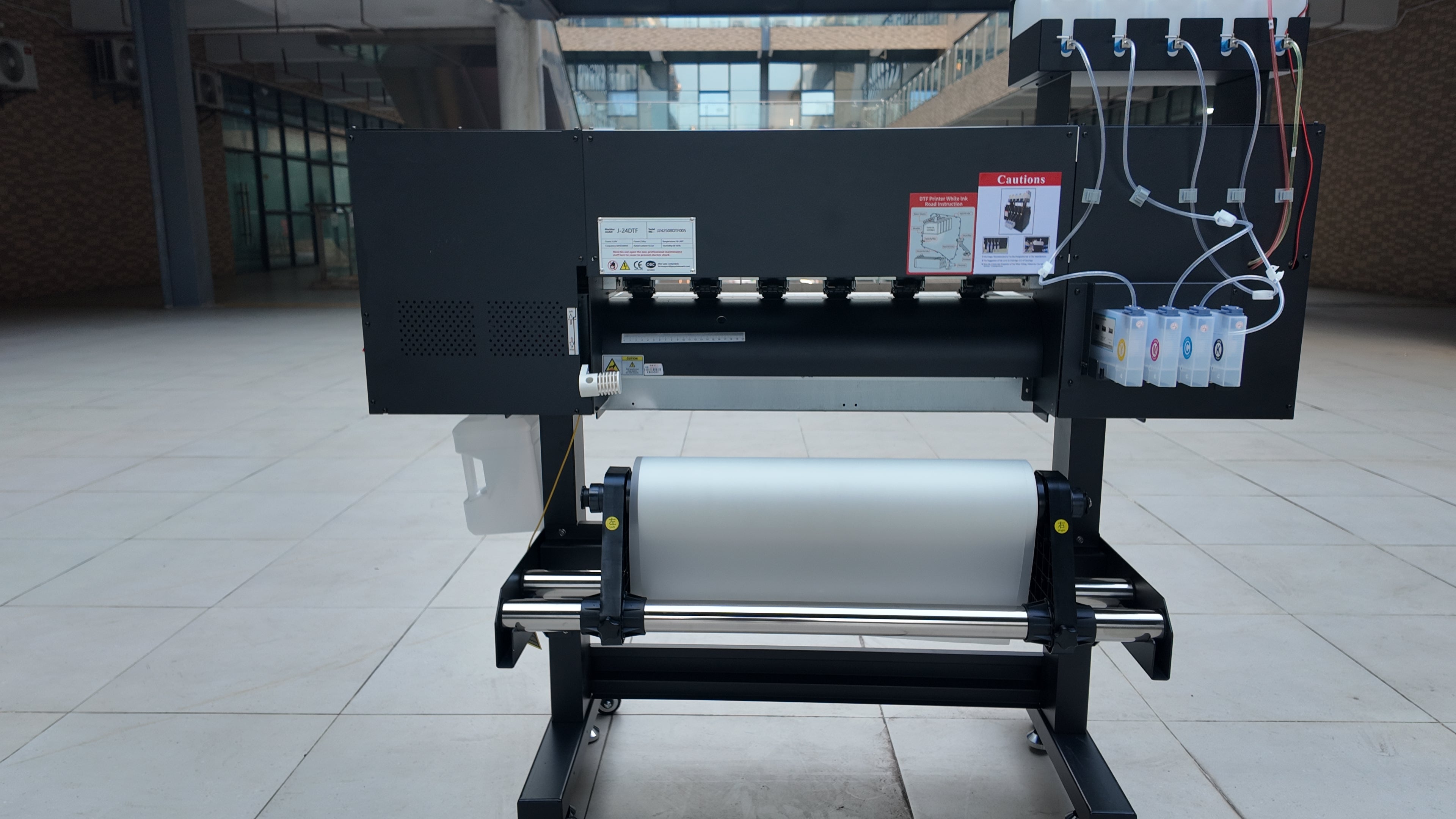 In Stock! J24 a 24 inch DTF Printer with Shaker Oven two I1600 printheads Starter Pack