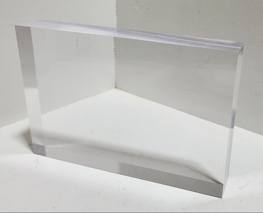 Clear Acrylic Block for Printing 6x4x1 inches - Set of 6