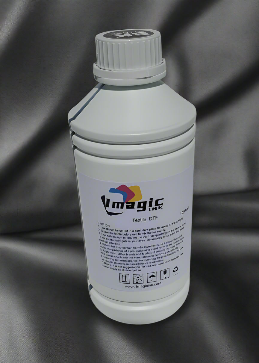Box of 20 Imagic DTF Ink for DTF Textile T-shirt Printer for Epson xp600 dx5 dx6 all colors CMYK + White 1000ml Bottle