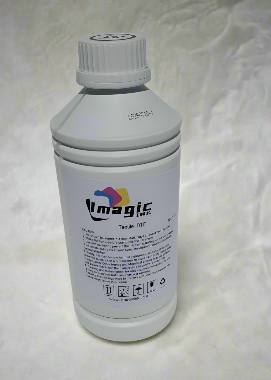 Box of 20 Imagic DTF Ink for DTF Textile T-shirt Printer for Epson xp600 dx5 dx6 all colors CMYK + White 1000ml Bottle