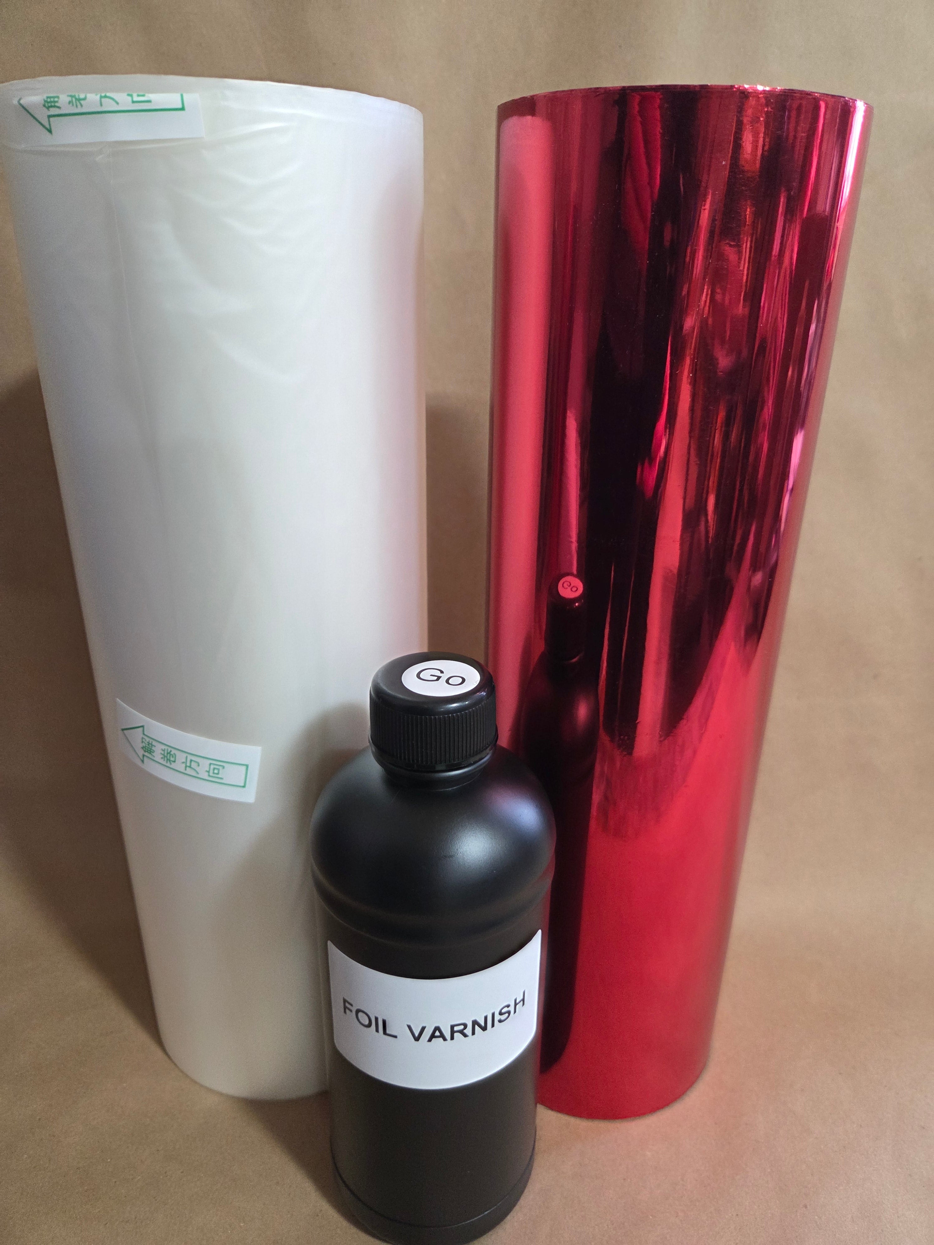 Starter Kit for Hot Foil Varnish Gloss for Foil Film Colored Film Printing UVDTF Upgrade Starter Kit.