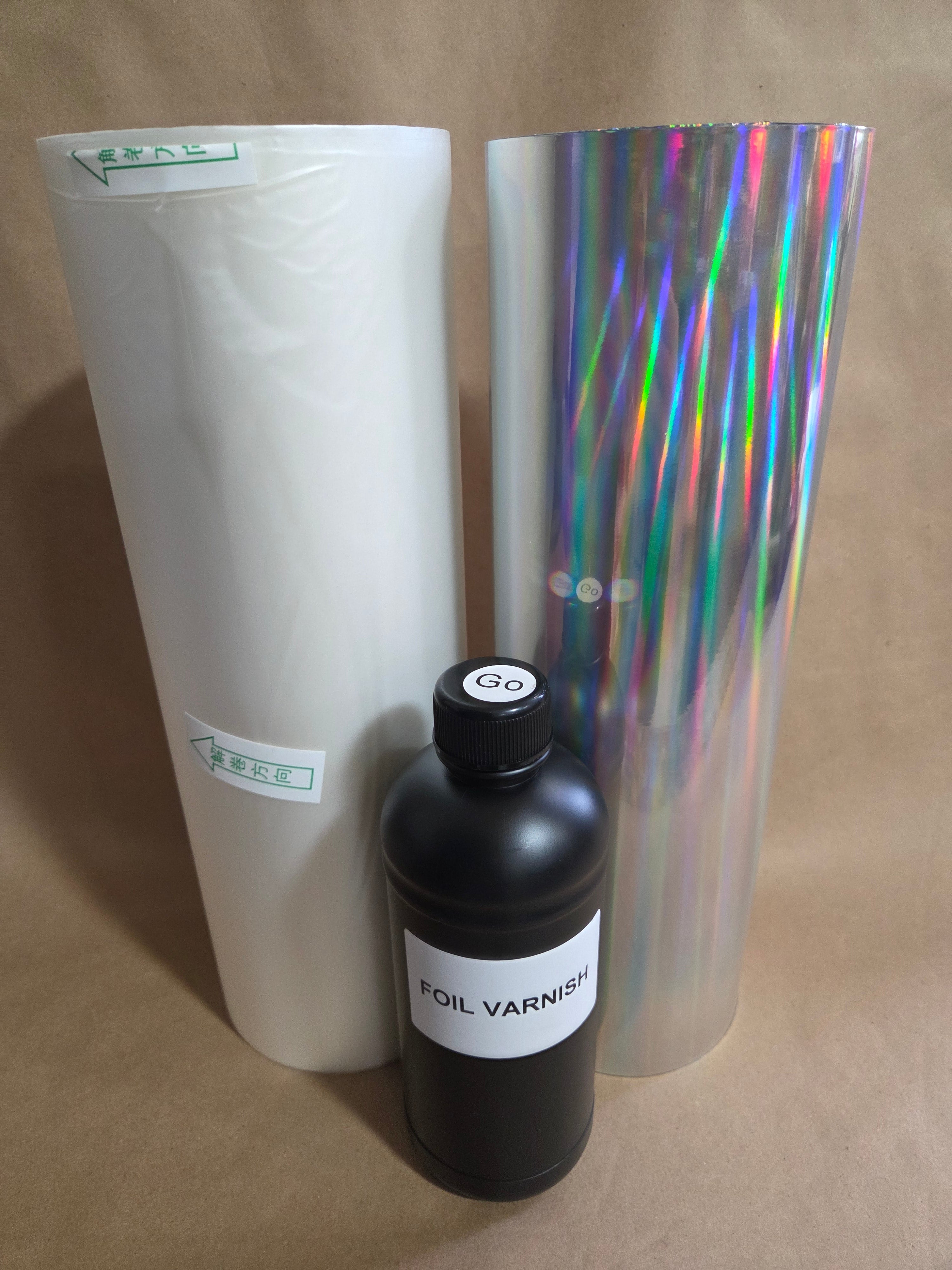 Starter Kit for Hot Foil Varnish Gloss for Foil Film Colored Film Printing UVDTF Upgrade Starter Kit.