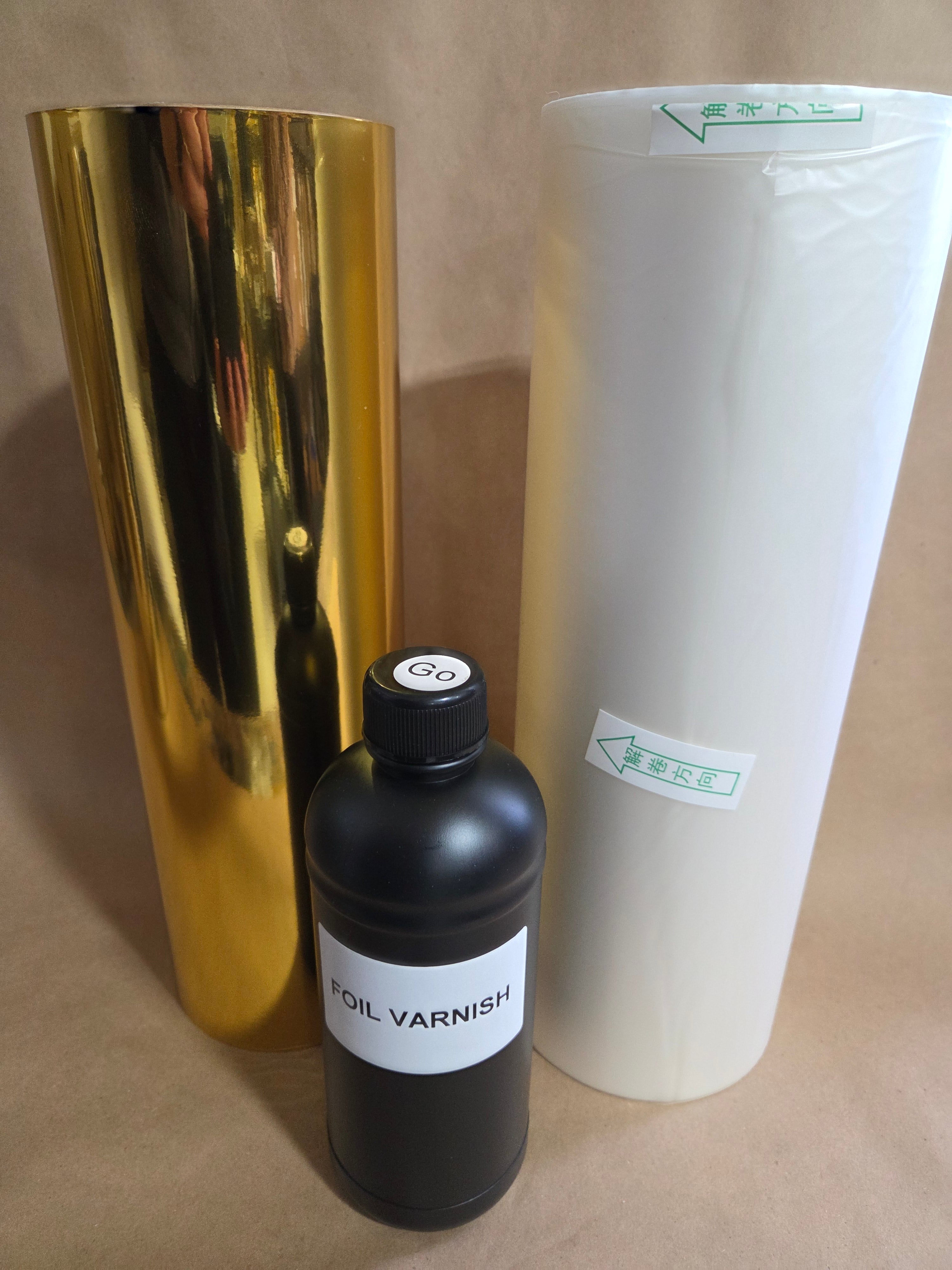 Starter Kit for Hot Foil Varnish Gloss for Foil Film Colored Film Printing UVDTF Upgrade Starter Kit.
